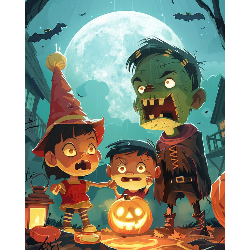 Halloween Friends Adventure – Malen nach Zahlen
