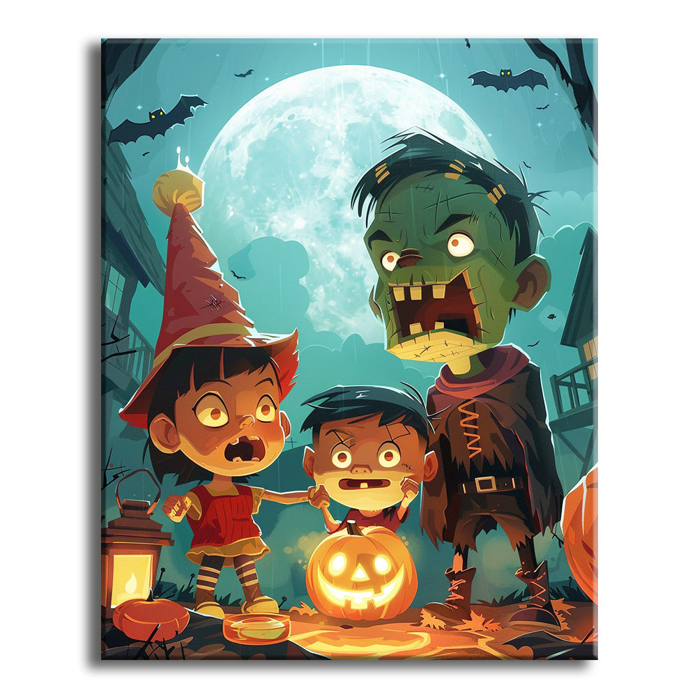 Halloween Friends Adventure – Malen nach Zahlen