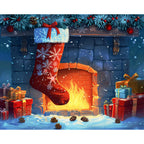 Kamin-Weihnachten