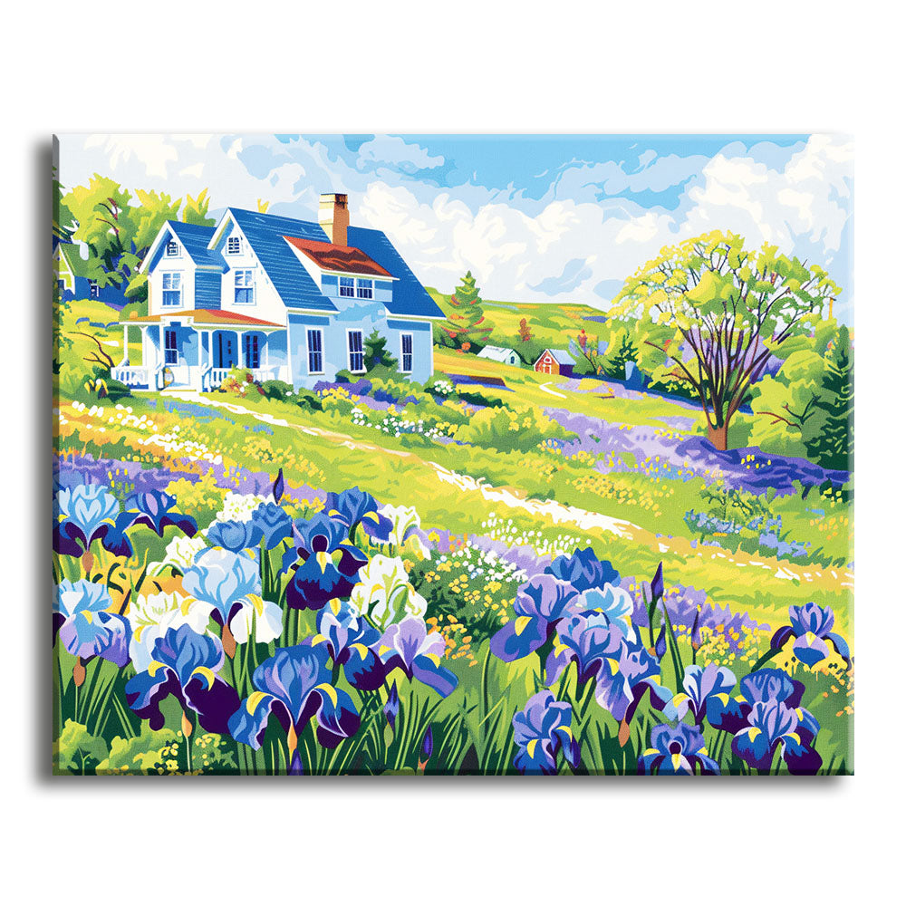 Iriswiesenheim – Malen nach Zahlen