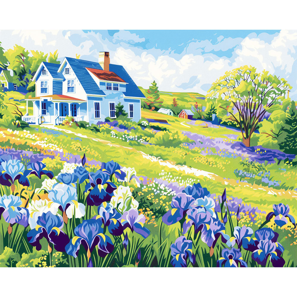 Iriswiesenheim – Malen nach Zahlen