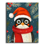 Fröhliches Pinguinporträt