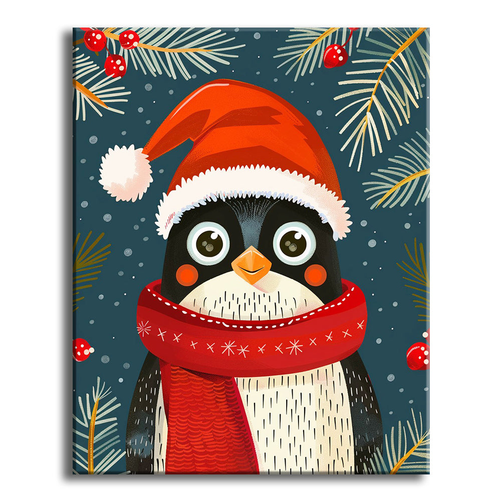 Fröhliches Pinguinporträt