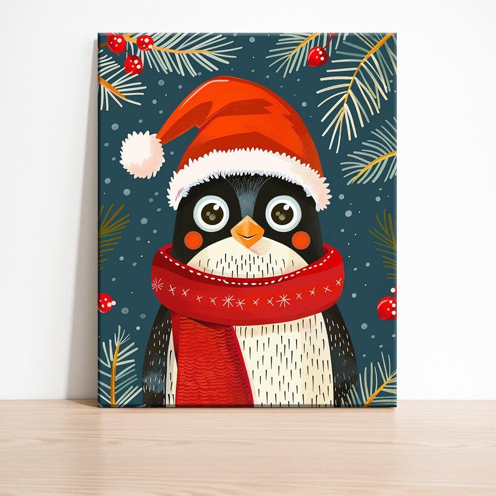 Fröhliches Pinguinporträt