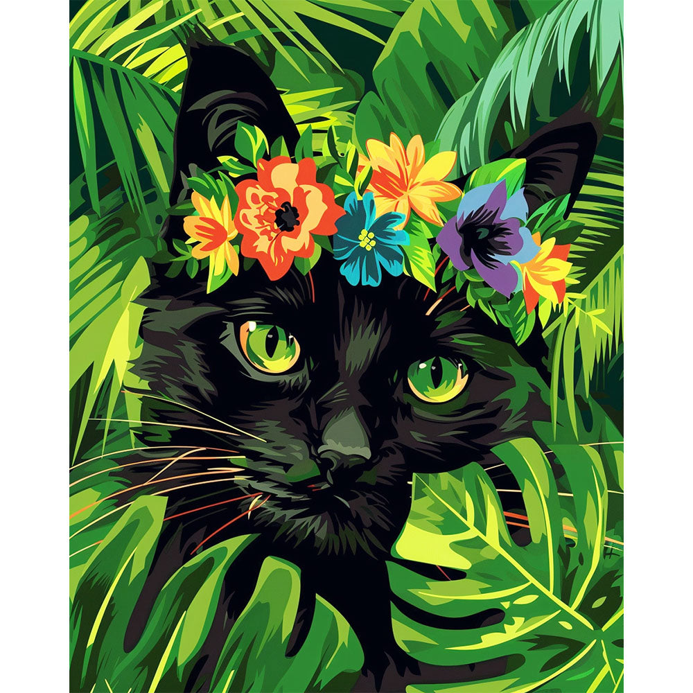 Dschungelmajestät - Malen nach Zahlen