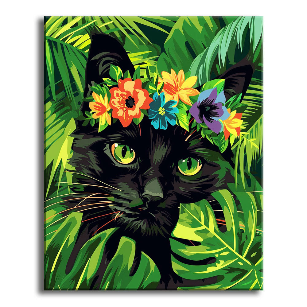 Dschungelmajestät - Malen nach Zahlen