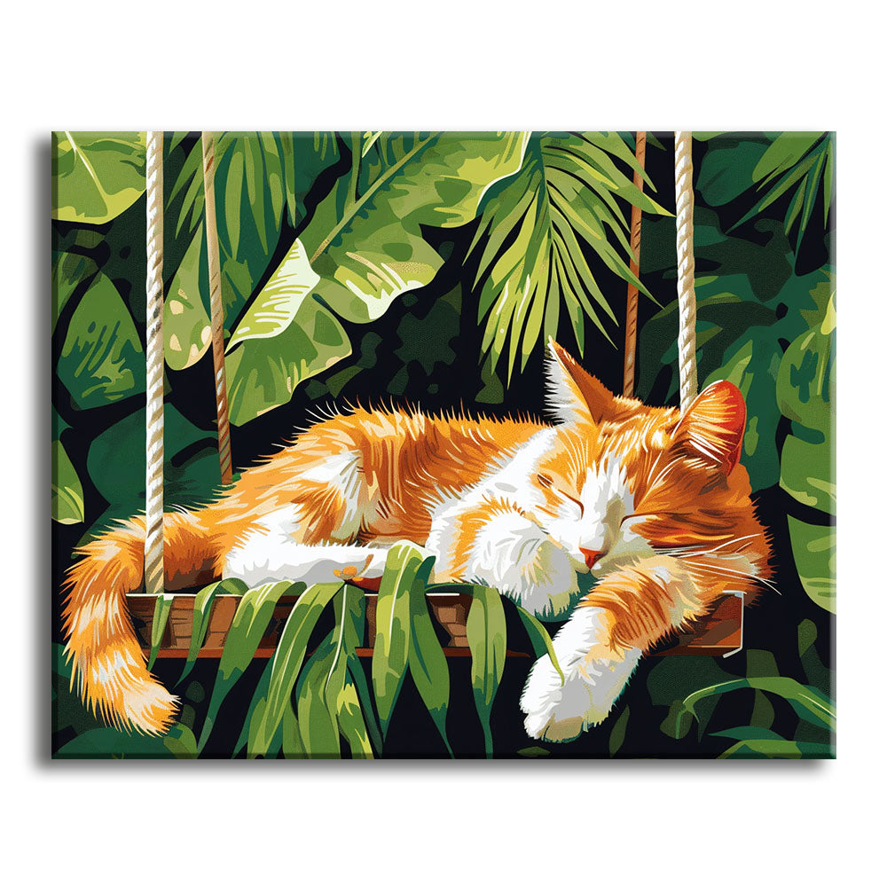 Dschungelschlaf – Malen nach Zahlen