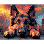 Treuer Schäferhund