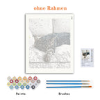 Malen-nach-Zahlen Set aus Ihrem Haustierfoto – Ein einzigartiges Porträt