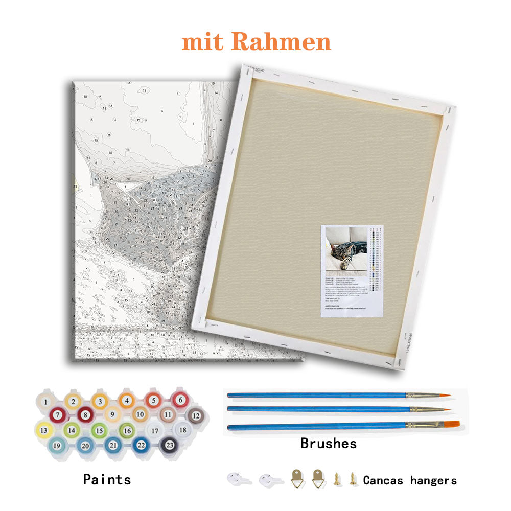 Malen-nach-Zahlen Set aus Ihrem Haustierfoto – Ein einzigartiges Porträt