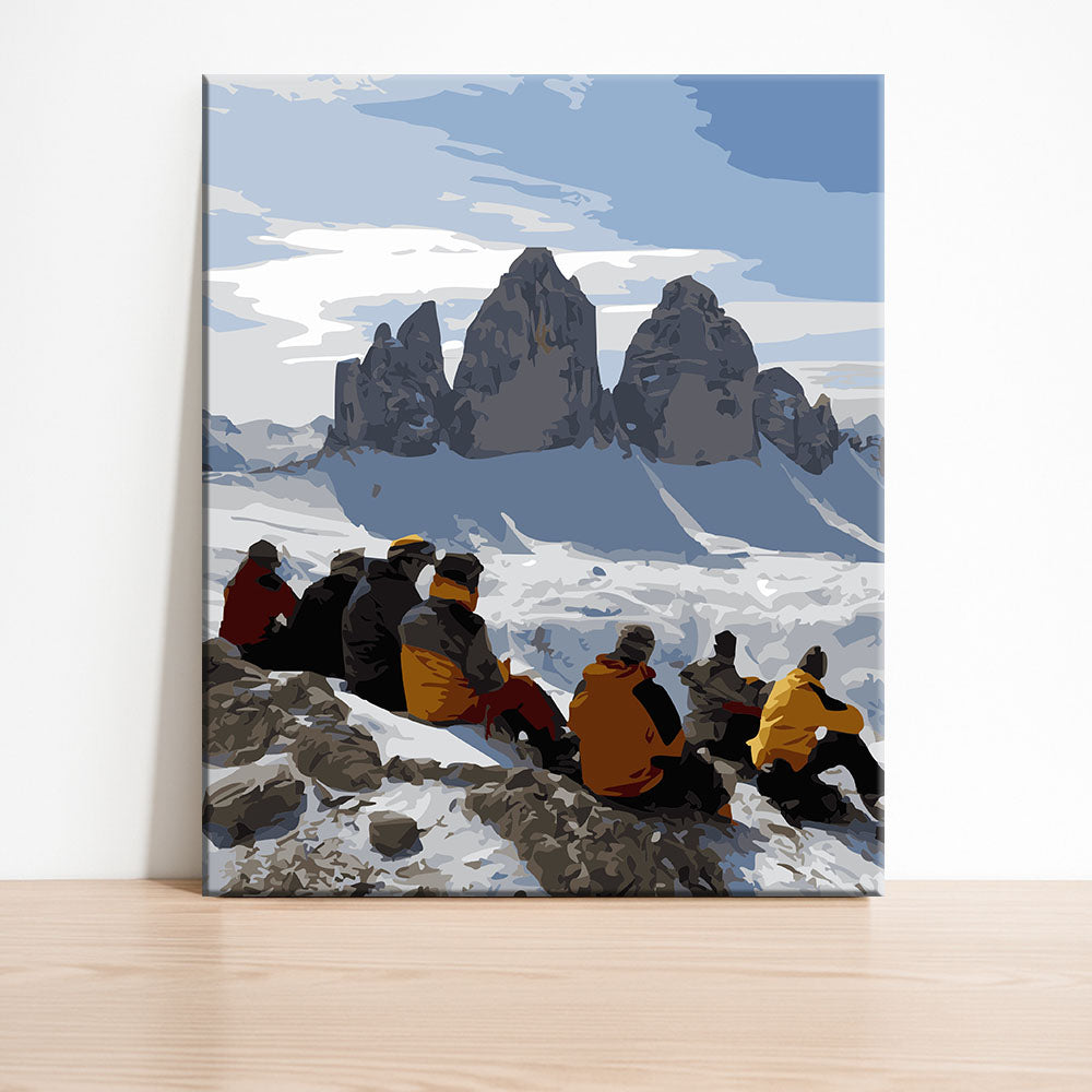 Malen-nach-Zahlen Set aus Landschafts- & Reisefotos – DIY Leinwandbild