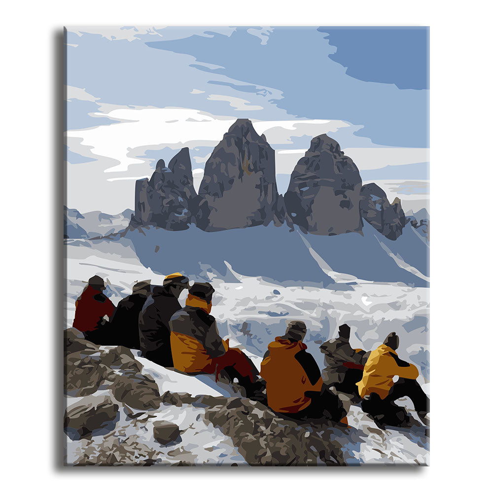 Malen-nach-Zahlen Set aus Landschafts- & Reisefotos – DIY Leinwandbild