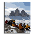 Malen-nach-Zahlen Set aus Landschafts- & Reisefotos – DIY Leinwandbild