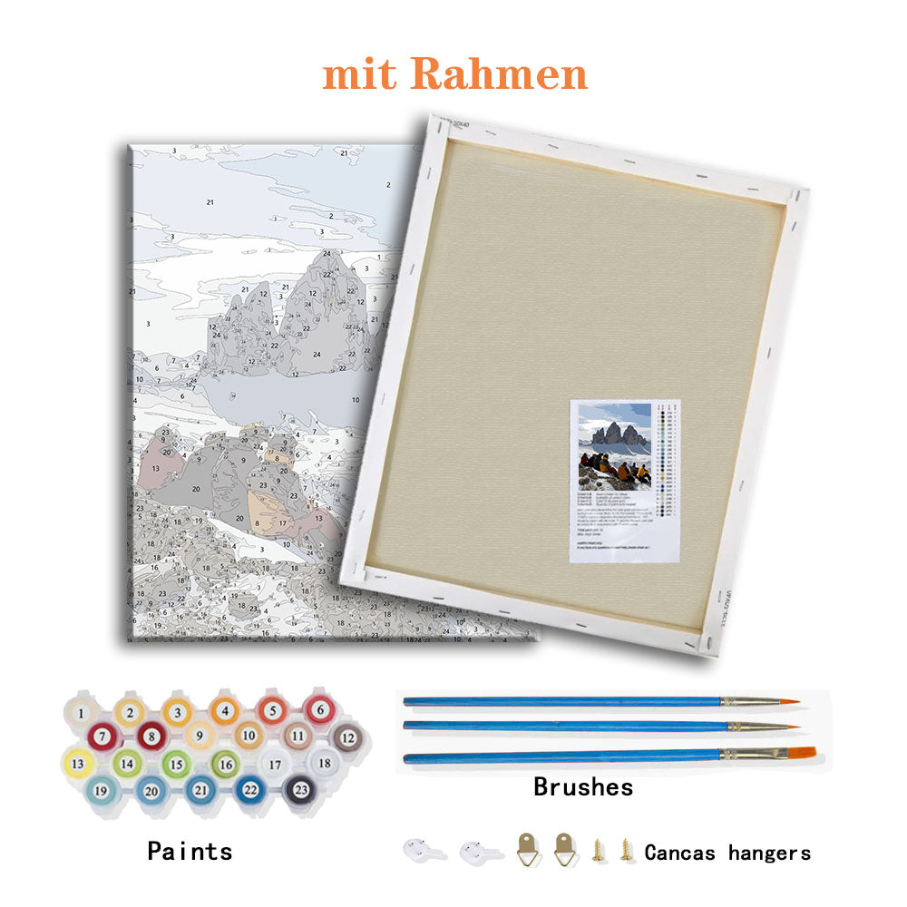 Malen-nach-Zahlen Set aus Landschafts- & Reisefotos – DIY Leinwandbild