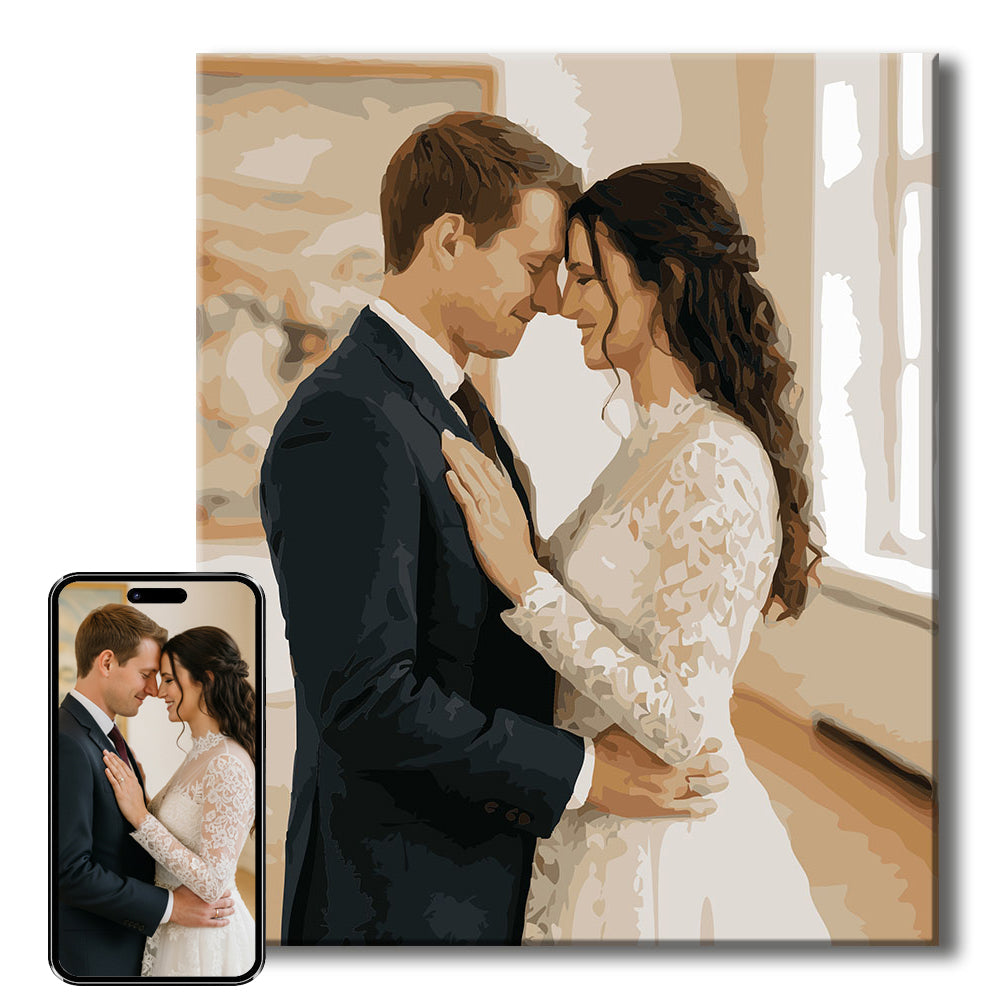 Malen-nach-Zahlen Set nach Ihrem Foto – Ihr Bild als Gemälde