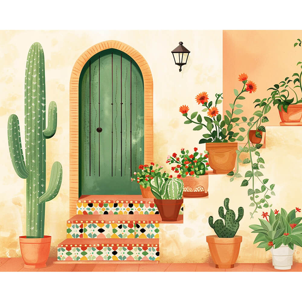 Mediterrane Tür-Wonne