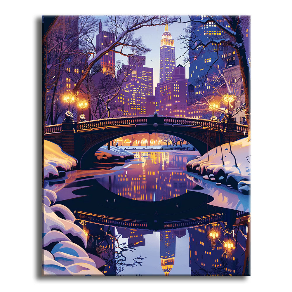 Metropolis-Leuchten - Malen nach Zahlen