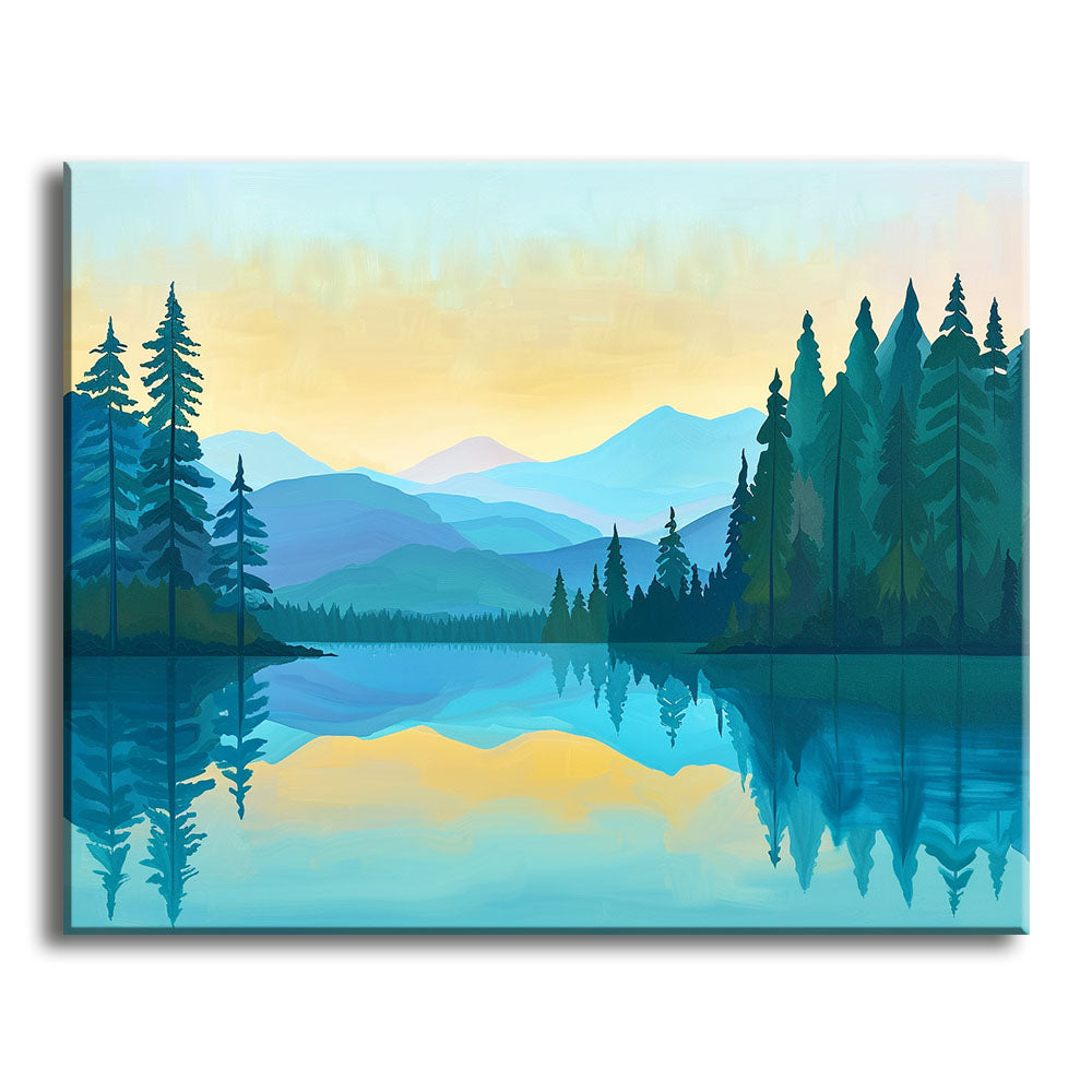 Nebelberg-Echo - Malen nach Zahlen