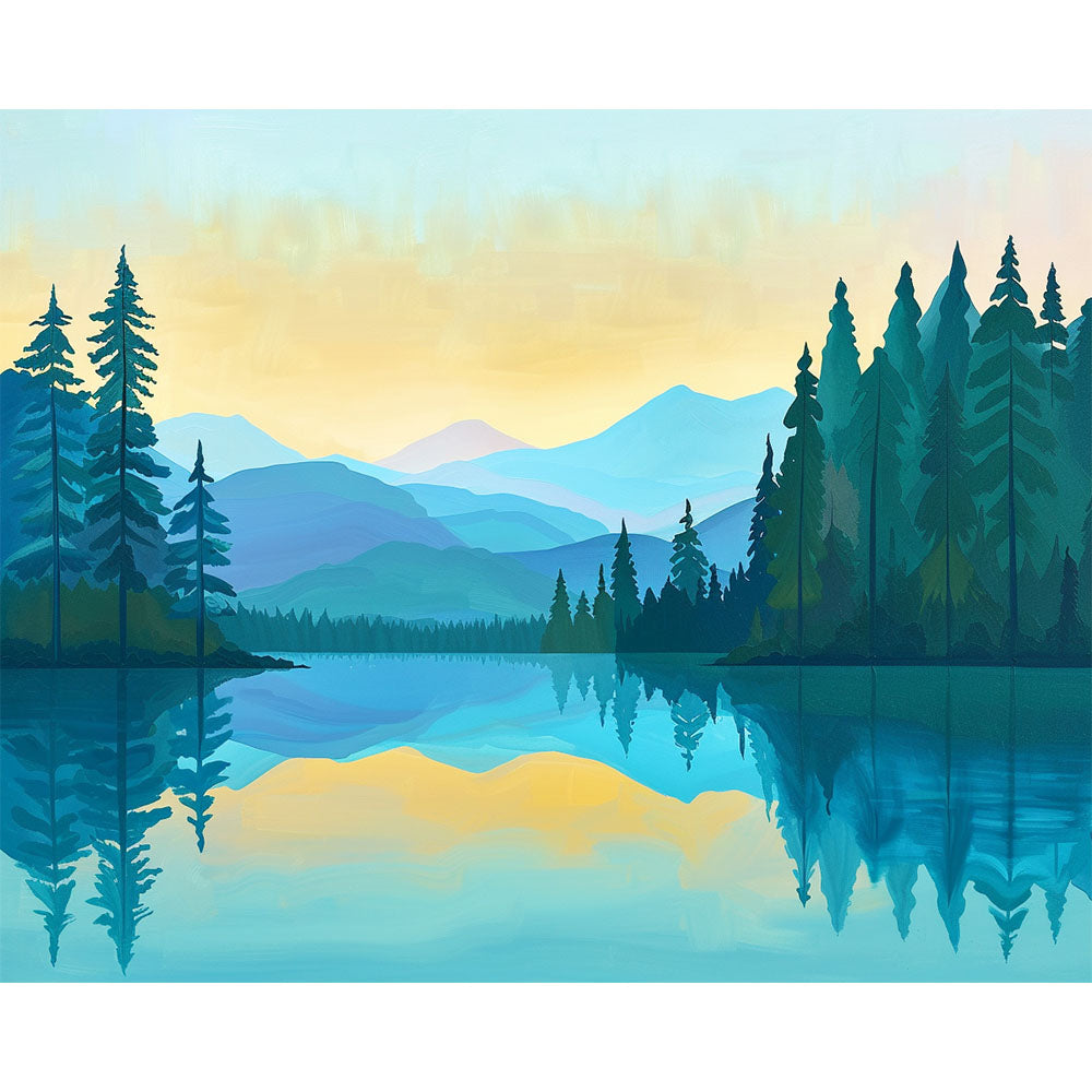 Nebelberg-Echo - Malen nach Zahlen