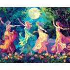 Mondlichttanz – Malen nach Zahlen