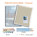 Mondlicht-Hafen - Malen nach Zahlen