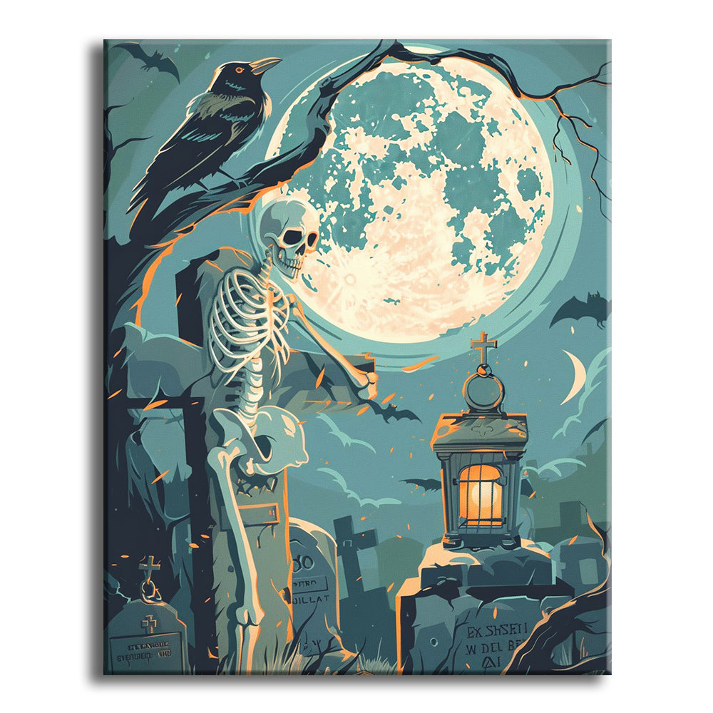 Mondlicht-Erinnerungen - Malen nach Zahlen