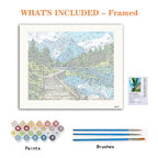 Bergsee-Pfad – Malen nach Zahlen