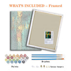 Neon-Nieselregen - Malen nach Zahlen