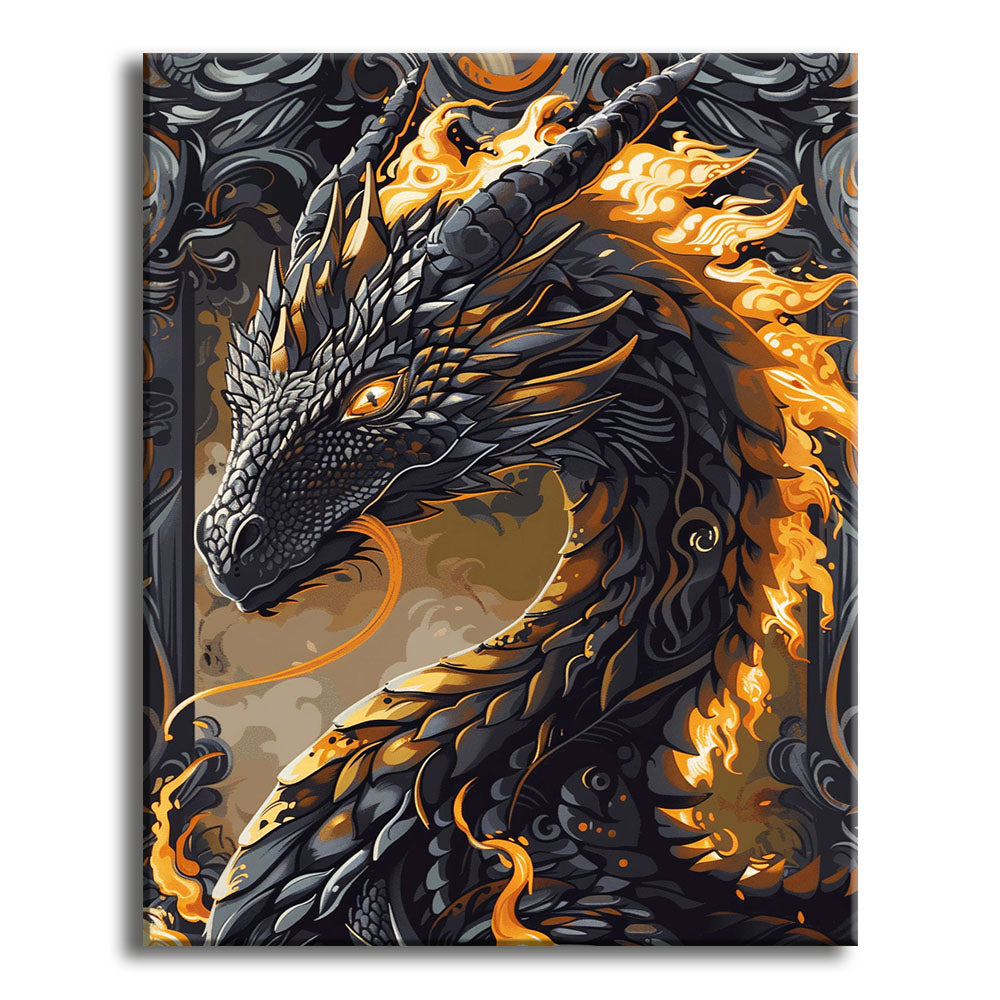 Obsidian Inferno - Malen nach Zahlen