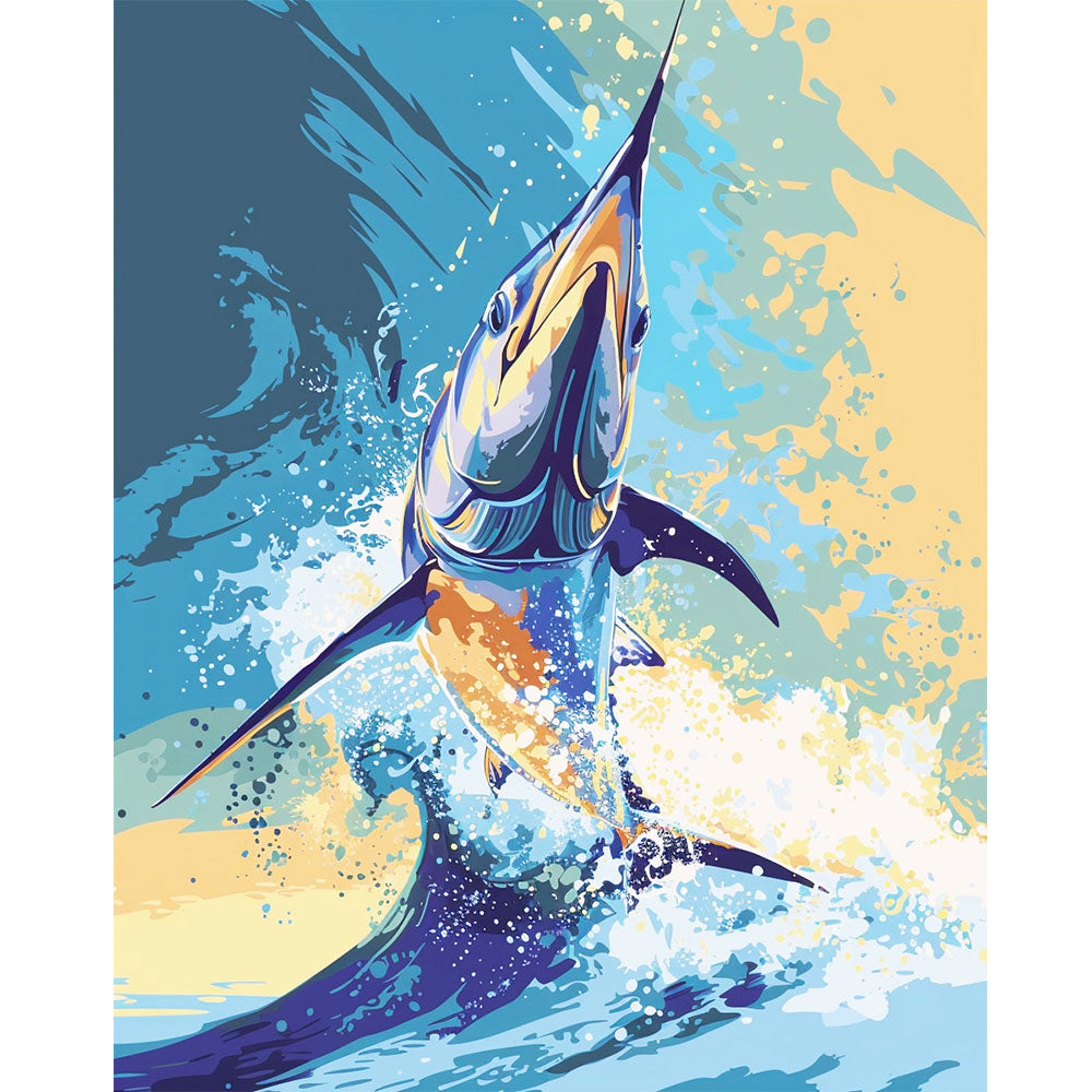 Ozean-Gladiator - Malen nach Zahlen