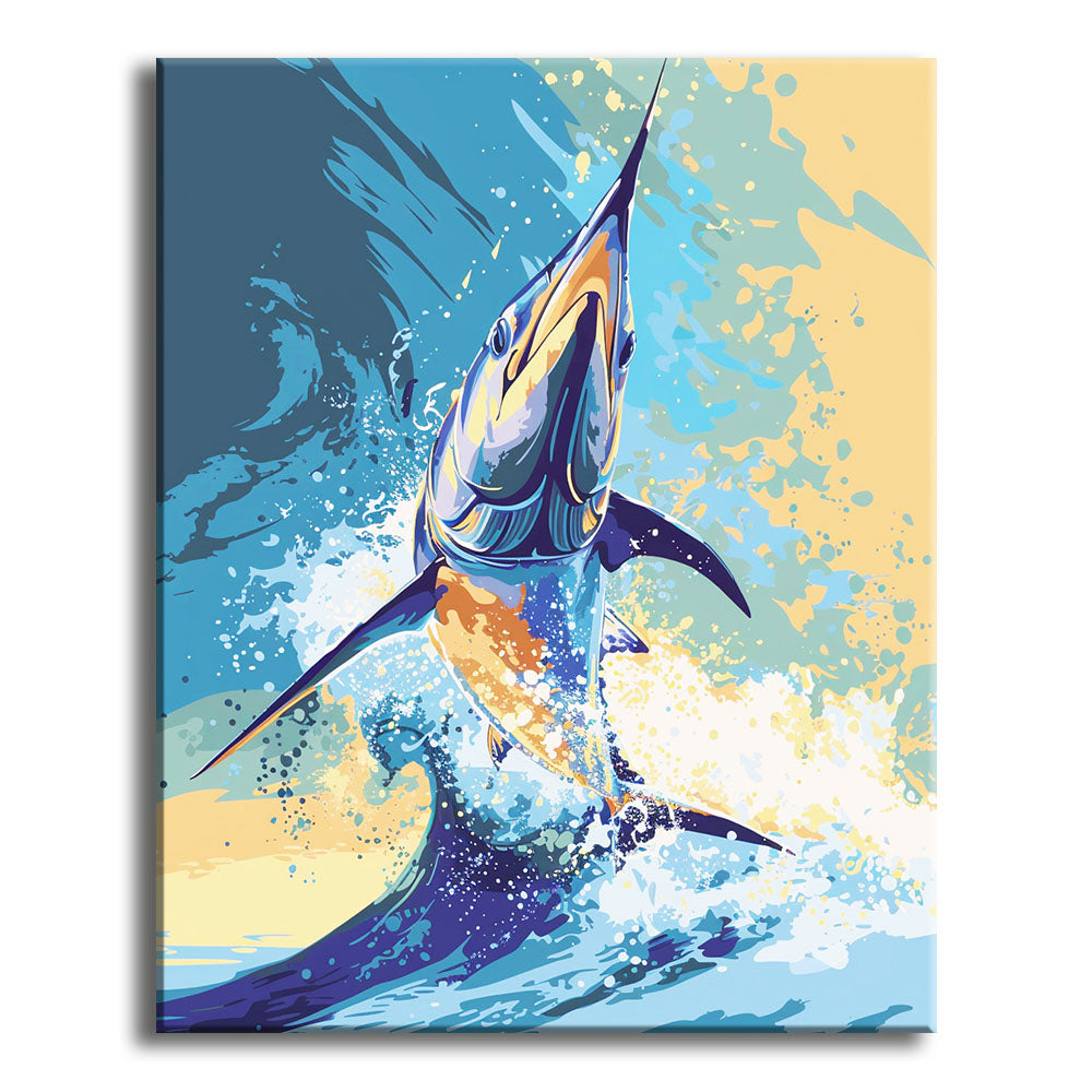 Ozean-Gladiator - Malen nach Zahlen