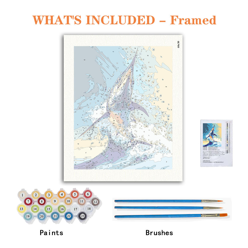 Ozean-Gladiator - Malen nach Zahlen