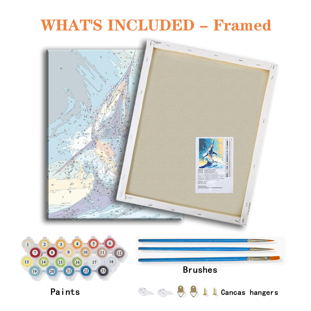 Ozean-Gladiator - Malen nach Zahlen