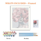 Pfingstrosen-Muse – Malen nach Zahlen