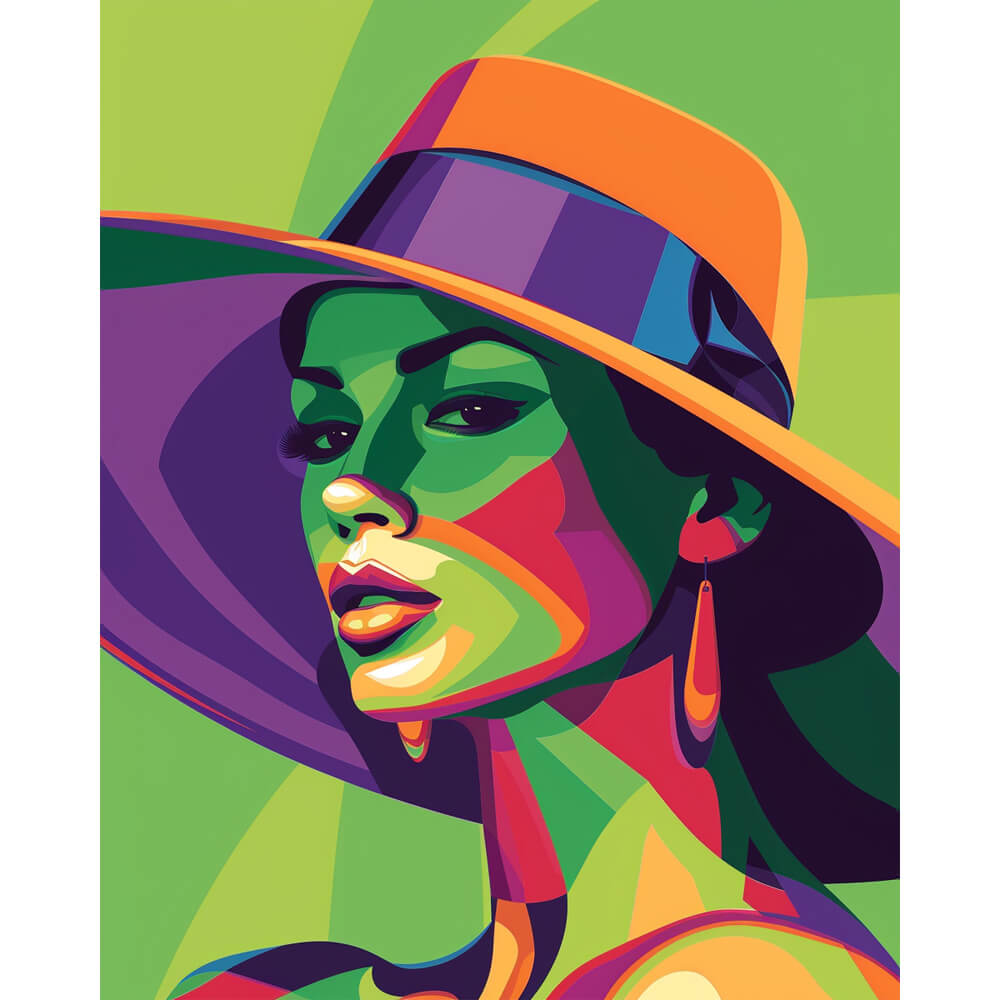 Pop Art Glamour - Malen nach Zahlen