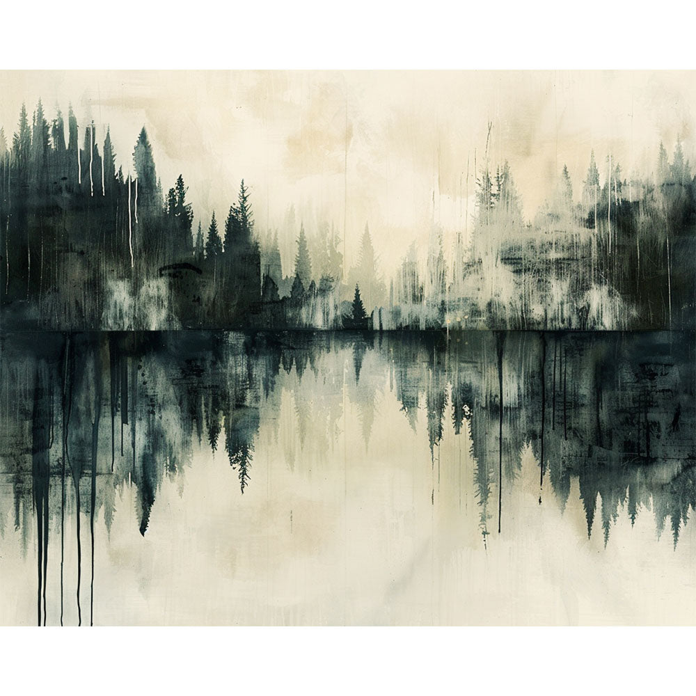 Stille Reflexion – Malen nach Zahlen