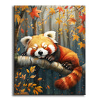Schläfriger Roter Panda