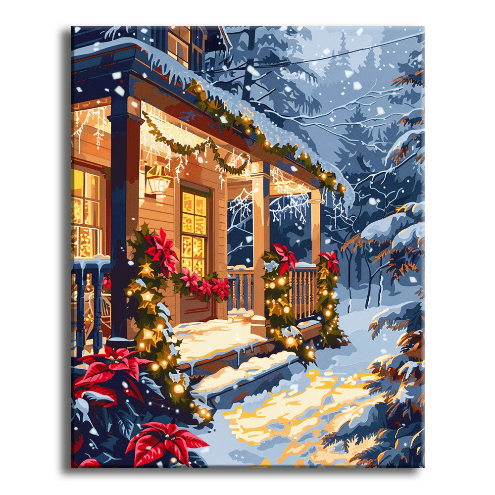 Snowbound Sanctuary - Malen nach Zahlen