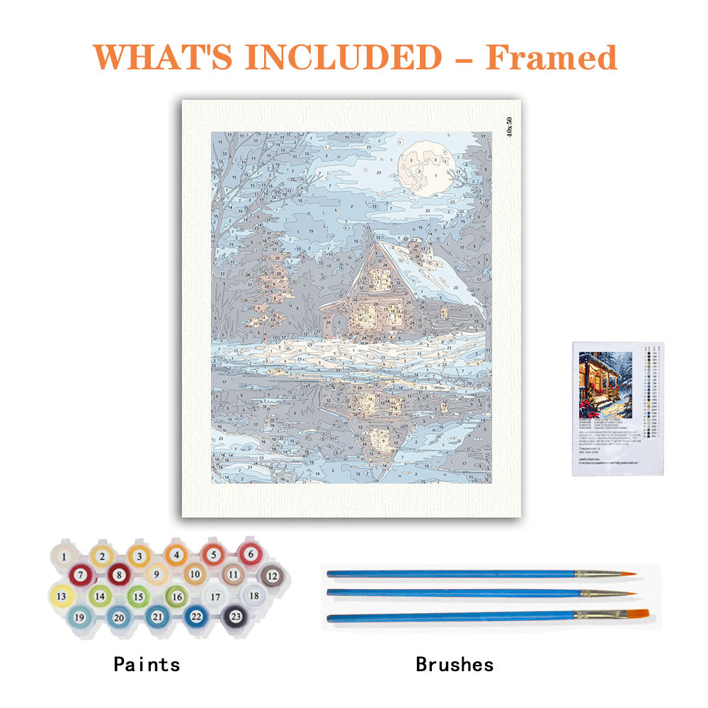 Snowbound Sanctuary - Malen nach Zahlen
