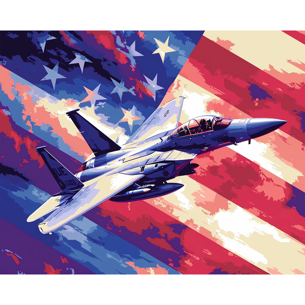 Schwebende Freiheit – Malen nach Zahlen