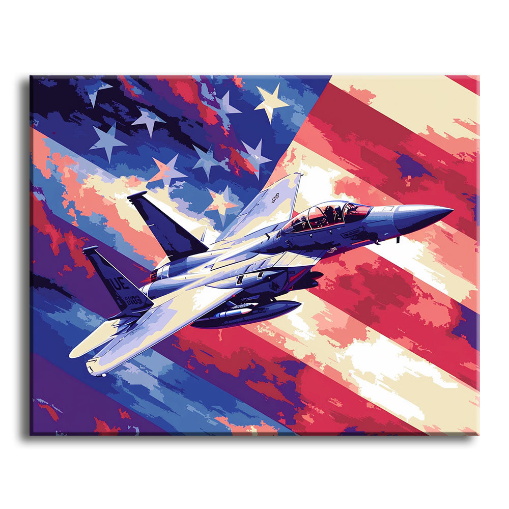 Schwebende Freiheit – Malen nach Zahlen