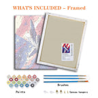 Schwebende Freiheit – Malen nach Zahlen