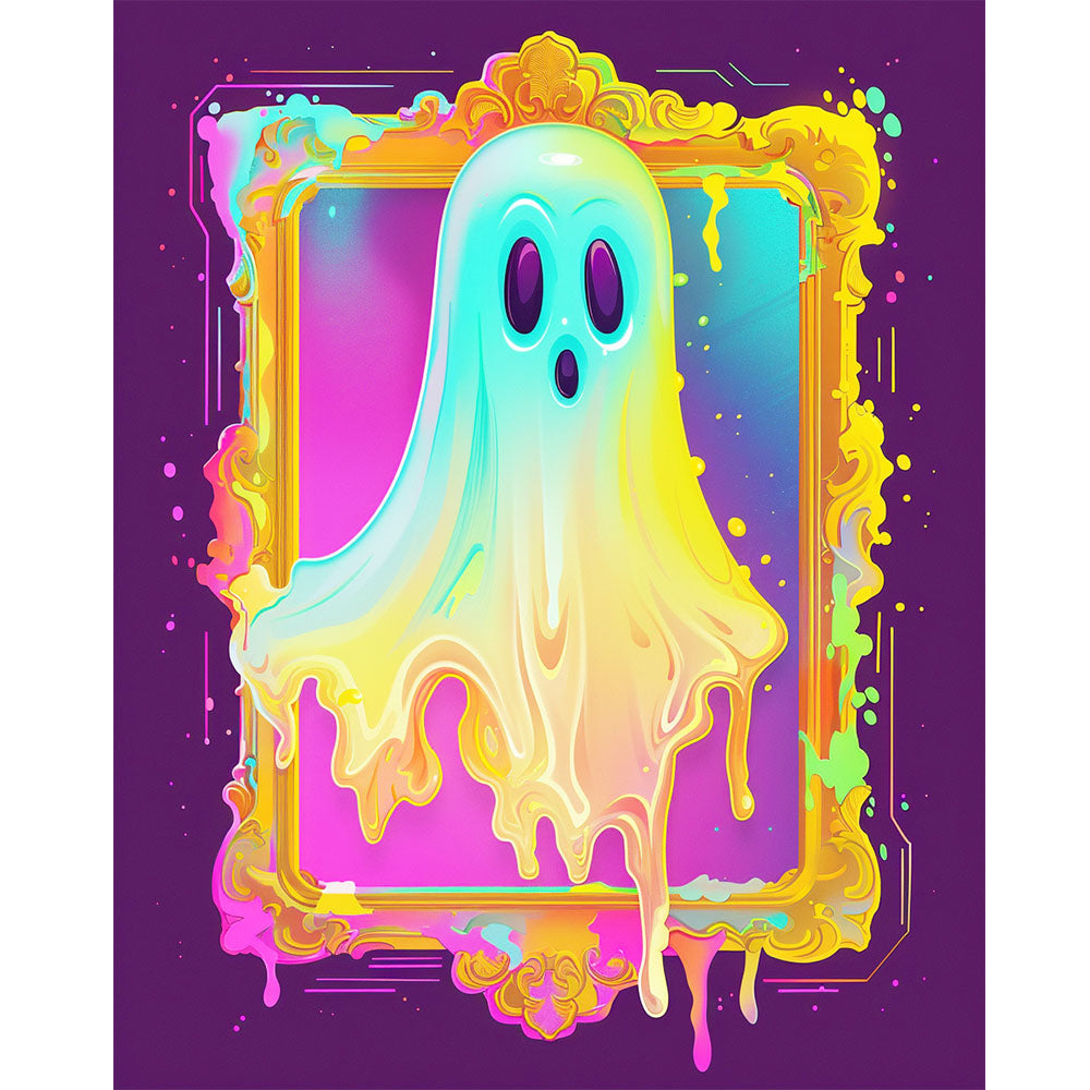 Spektraler Klecks - Malen nach Zahlen