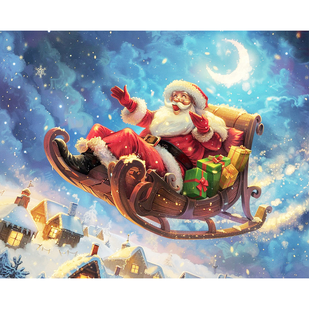 Schlittenfahrt bei Sternenlicht