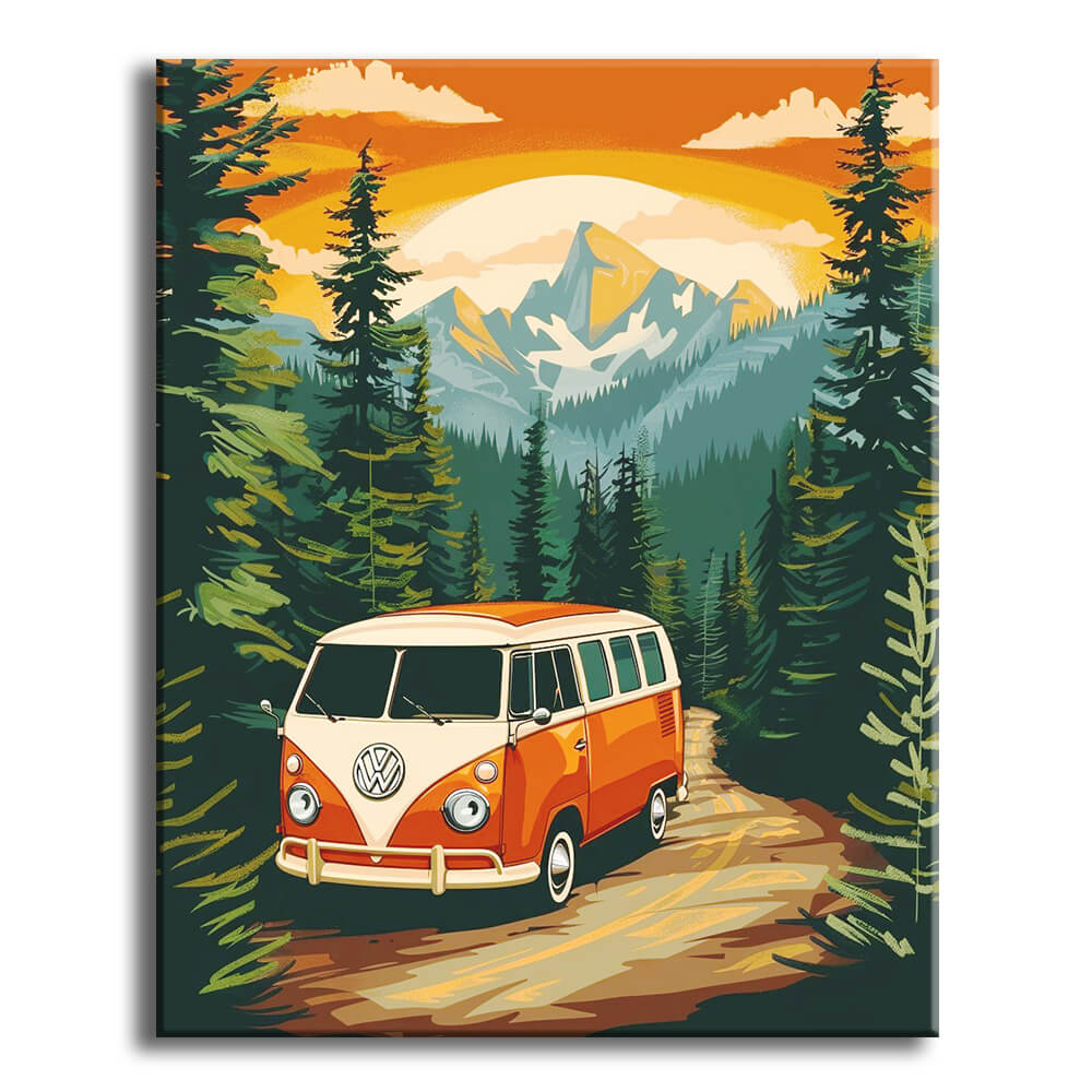 Spritztour mit dem Sonnenuntergangs-Cruiser