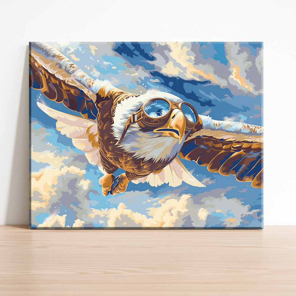 Der Aeronaut – Malen nach Zahlen