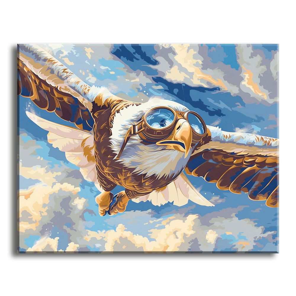 Der Aeronaut – Malen nach Zahlen