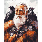 Der Allvater - Malen nach Zahlen