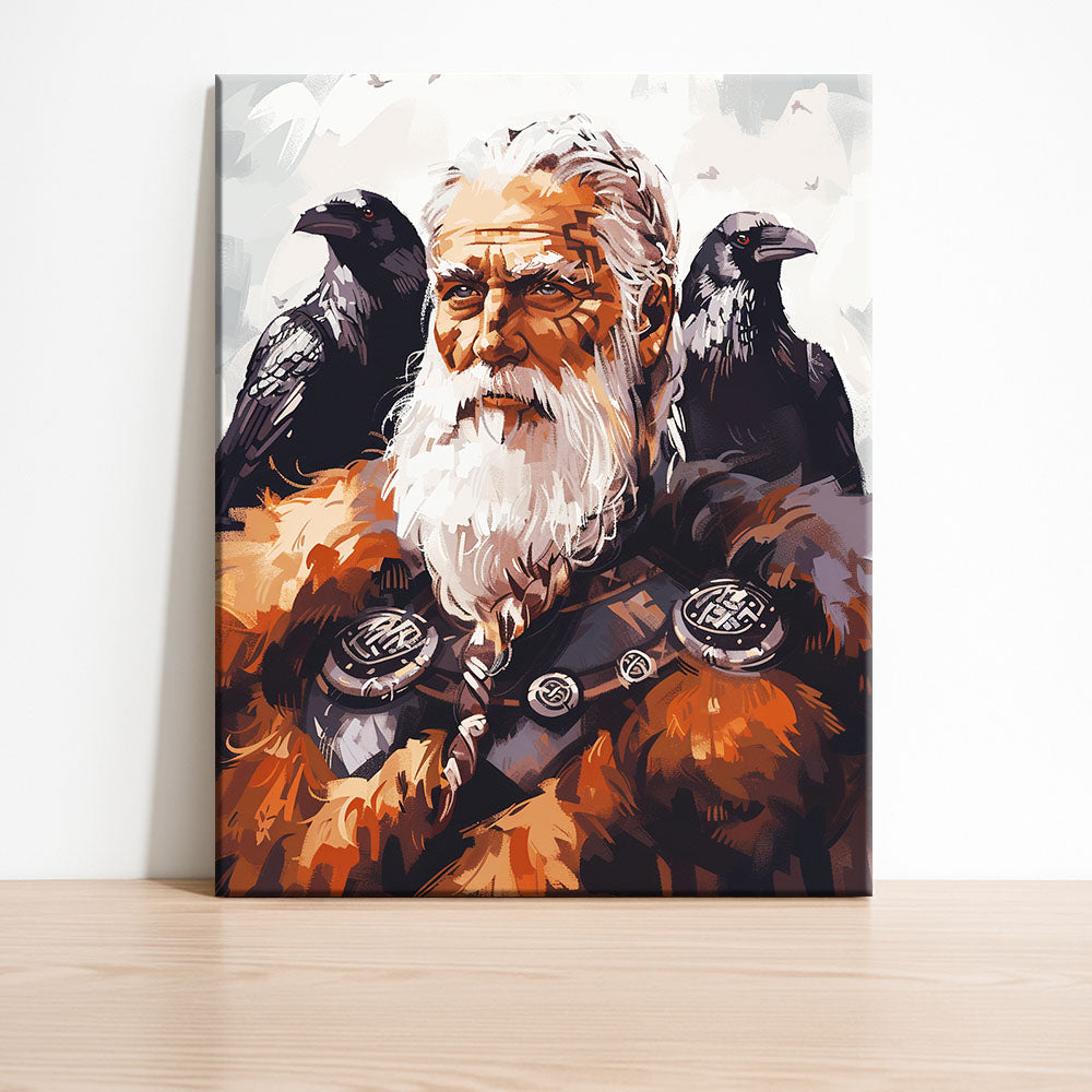 Der Allvater - Malen nach Zahlen