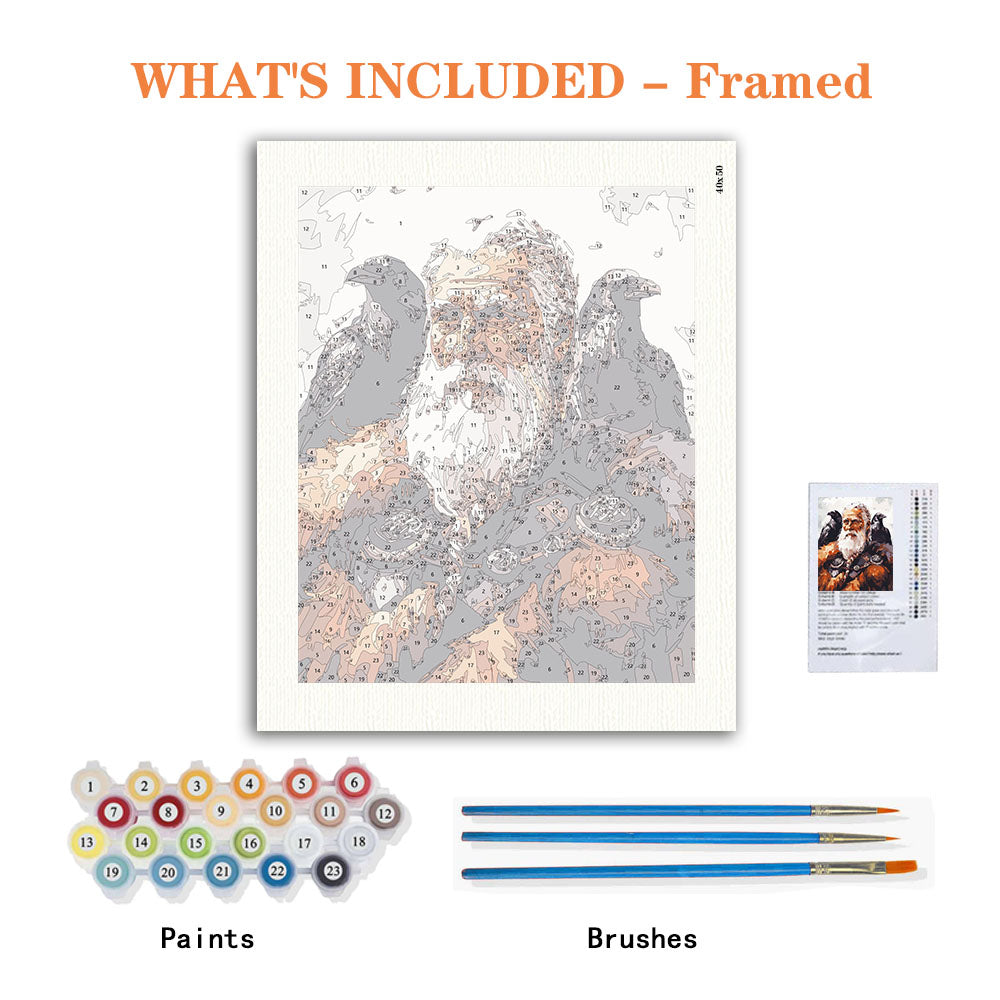 Der Allvater - Malen nach Zahlen